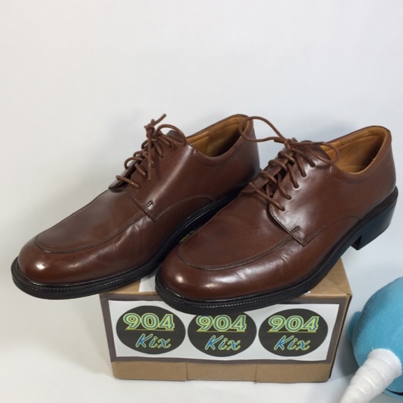 Cole Haan Brown leather Oxford shoe, Sz 8.5 men - Picture 4 of 7